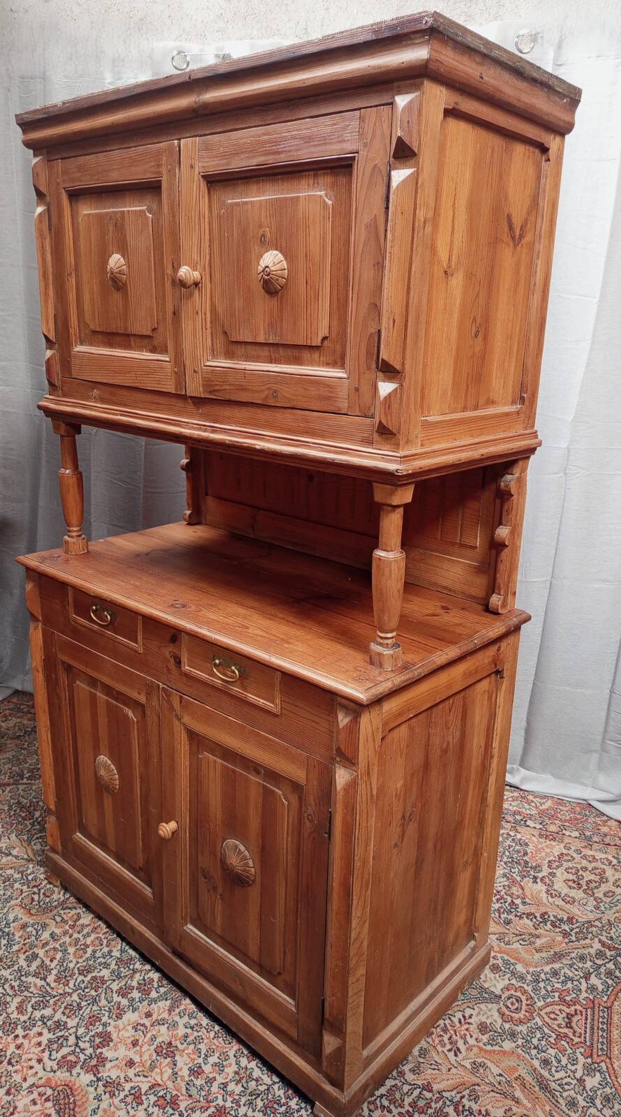19th-century Savoyard pine buffet