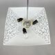 Mid century glass pendant by Napako, Czechoslovakia, 1960's