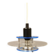 Petite suspension danoise Space-Age en verre plexi translucide, estimée années 1980.