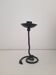 Cobra snake candlestick in wrought iron