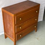Vintage Scandinavian art deco chest of drawers from the 30s in wood