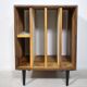 Mid-Century Solid Cherry Document LP Vinyl Cabinet, Unique Piece, 1960s