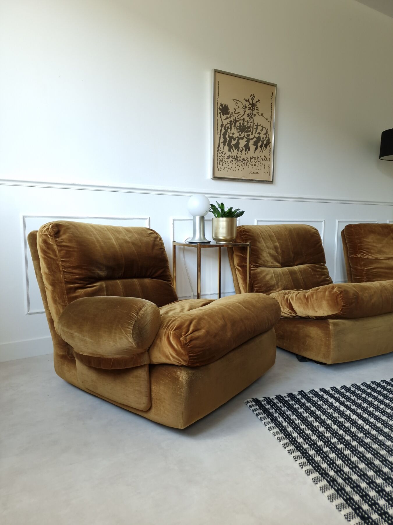 Vintage modular sofa