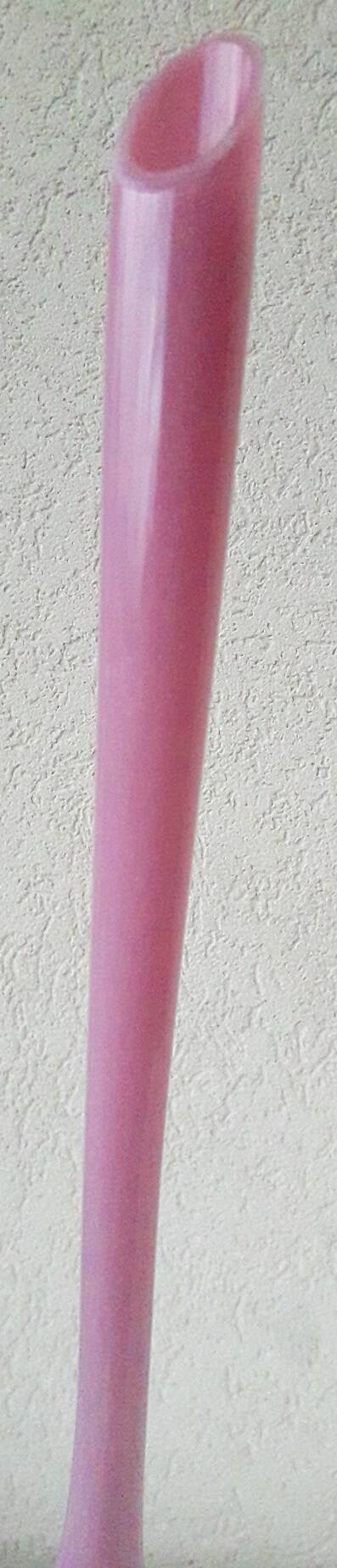 Vase soliflore opaline rose