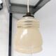 Lampe de plafond vintage nacrée, années 1960
