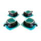 Set of 4 ceramic cups