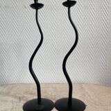 Pair of Hysteria France candlesticks 1990