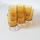 8 Cristal d'Arques Luminarc Suede amber glasses - Very good condition