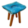 Stool in porcelain & oak by Judith van den Boom, Netherlands, 2012