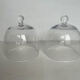 2 glass bells