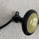 Vintage 1960s banana yellow wall coat rack with 4 hooks - 65 x 7 cm