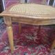 Louis XVI style medallion chairs, canned seat and back