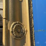 Beveled gold mirror