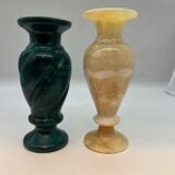 Two marble vases