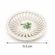 Mini Openwork Basket in Herend Porcelain "Apponyi Green" — Hungary, 19