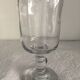 Glass on foot - blown glass bubble late nineteenth early twentieth