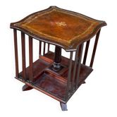 18th century rotating table bookcase on foot