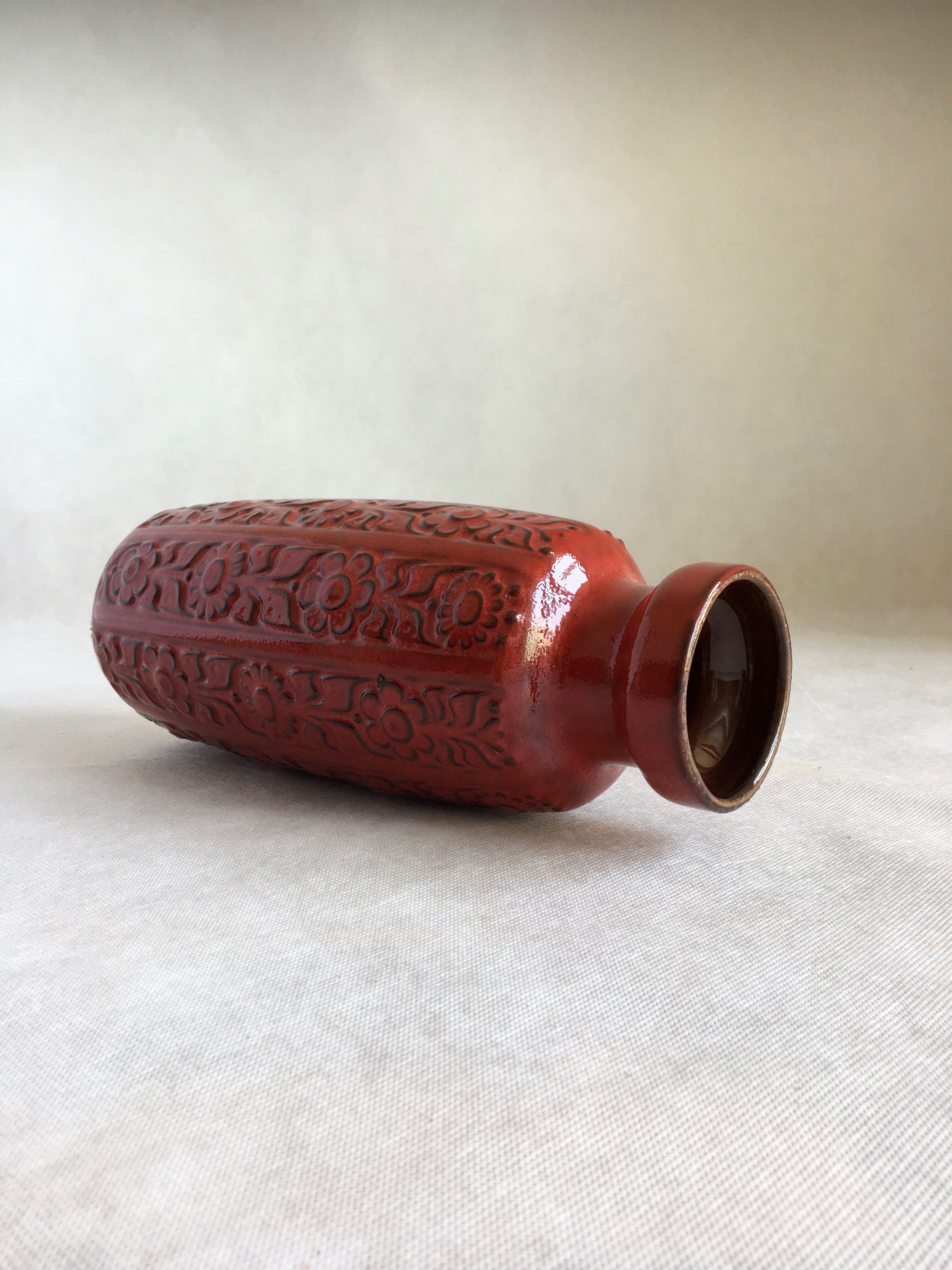 Vase Fat Lava ceramic, 1970