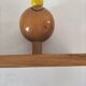 Vintage wooden children's coat rack