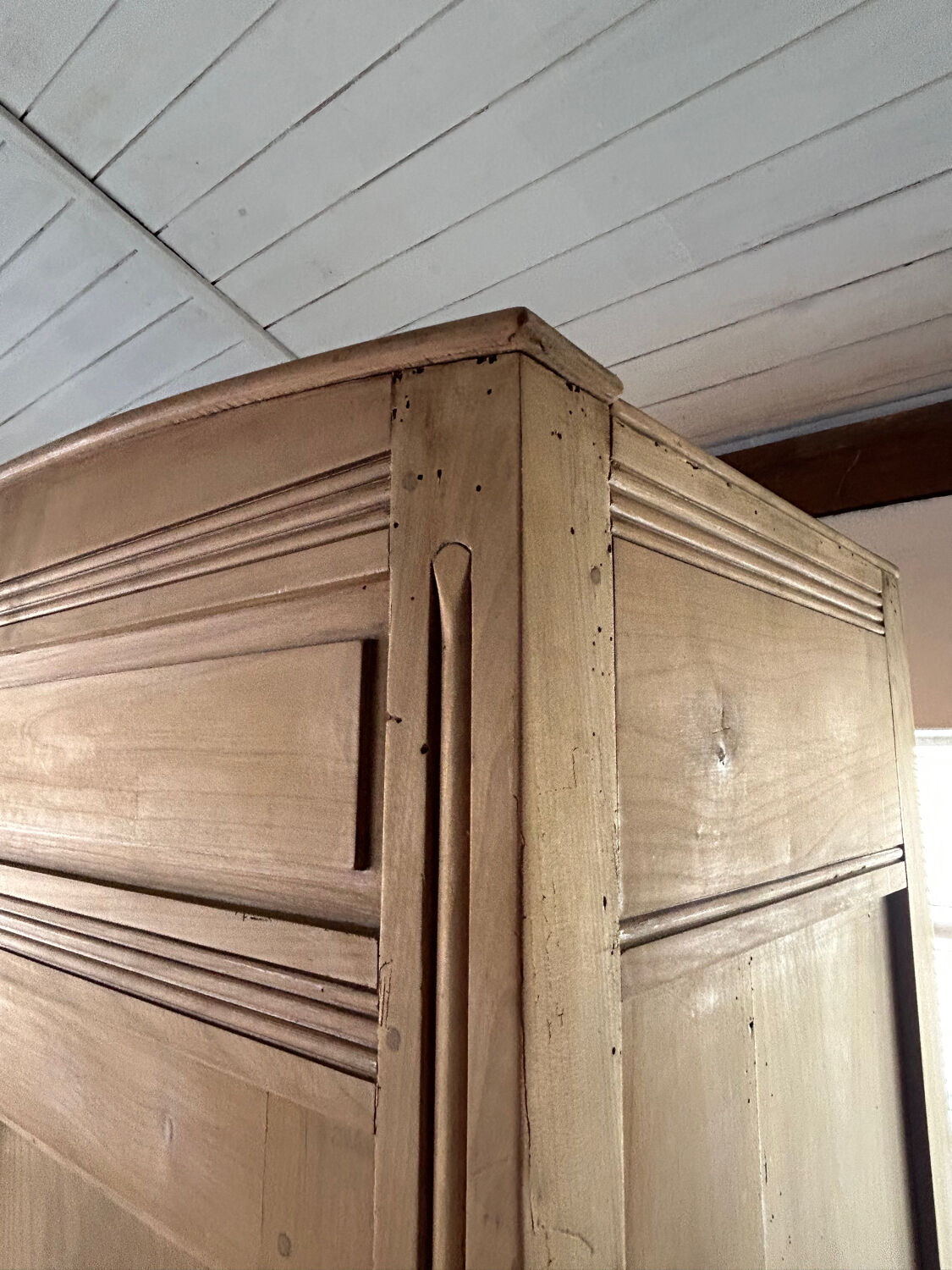 Renovated antique Parisian wardrobe