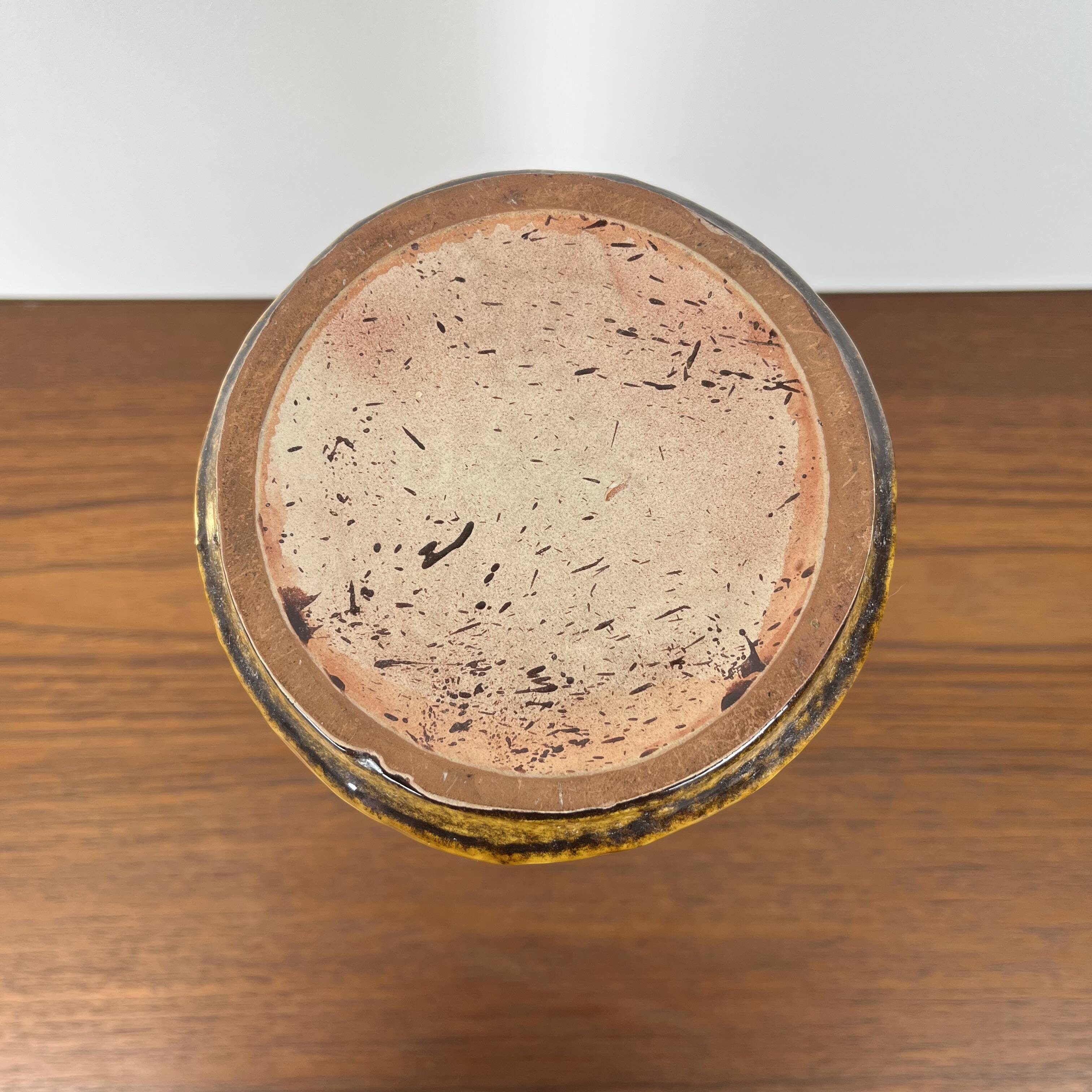 West Germany yellow "reptile" vase, Europa