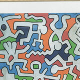 Keith Haring, screen printing, 1990s