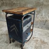 Industrial trolley workbench Citroen chest of drawers