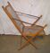 Fauteuil canné pliant début XX