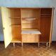 Armoire secrétaire en plaqué chene style scandinave / vintage