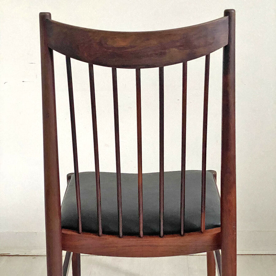 Set of 4 Scandinavian rosewood chairs Design Arne VODDER