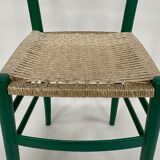 Lot de 4 chaises en bois dans le modèle italien de Chiavari