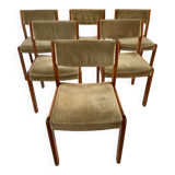 Lot 6 chaises scandinaves