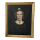 Oil on canvas portrait of a woman
