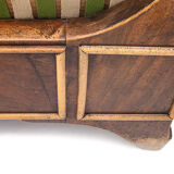 Vintage Récamier sofa in velvet, 1920