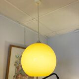 Space age orange pendant light, 1970