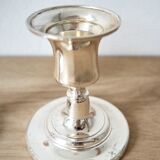 Pair of silver candle holders