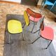 3 1950s Formica chairs