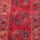 Ancient carpet turkmen ersari afghan 137x203 cm