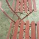 4 chaises pliantes de square
