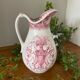 Antique earthenware pitcher from Boch Frères La Louvière