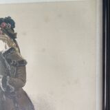 Frame with old engraving