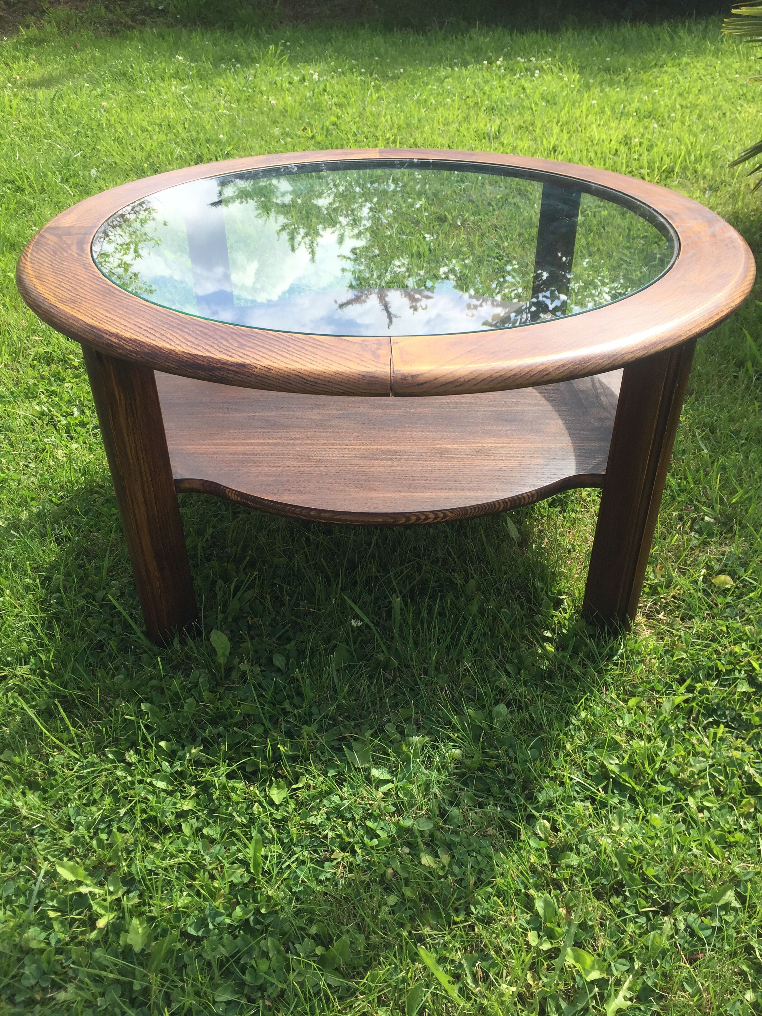 Vintage gplan round coffee table