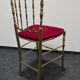 Vintage brass Chiavari chair