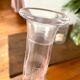Vintage 60s chiseled glass decanter