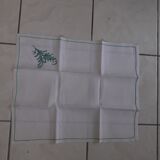 Nappe en lin et 10 serviettes