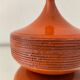 Vase soliflore vintage en terre cuite émaillée