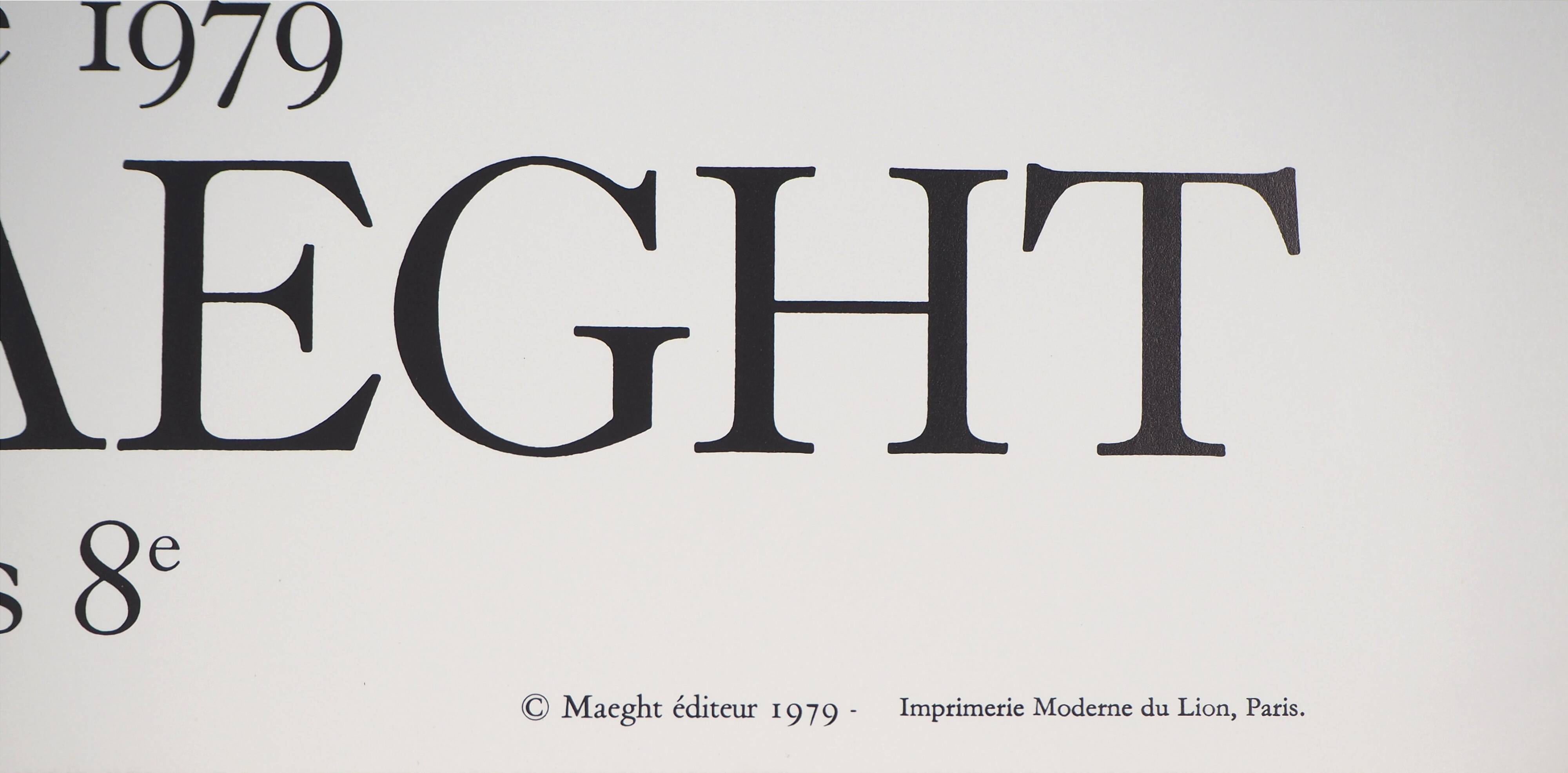 Marc CHAGALL: The violinist above the city - Original vintage poster signed