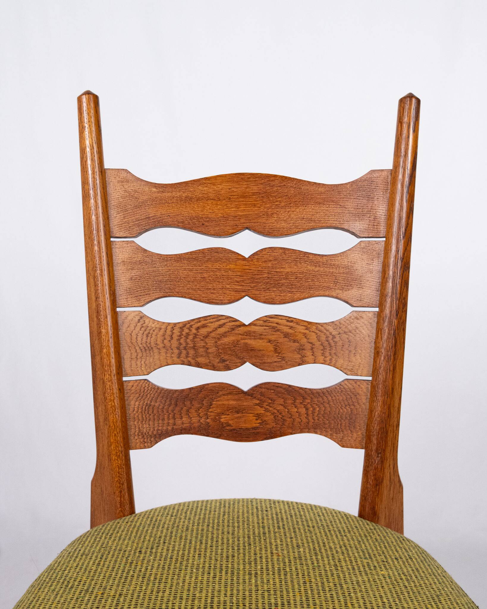 Set of 6 Guillerme and Chambron chairs for Your Home, France, 1950s