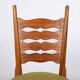 Série de 6 chaises Guillerme et Chambron pour Votre Maison, France, 1950s