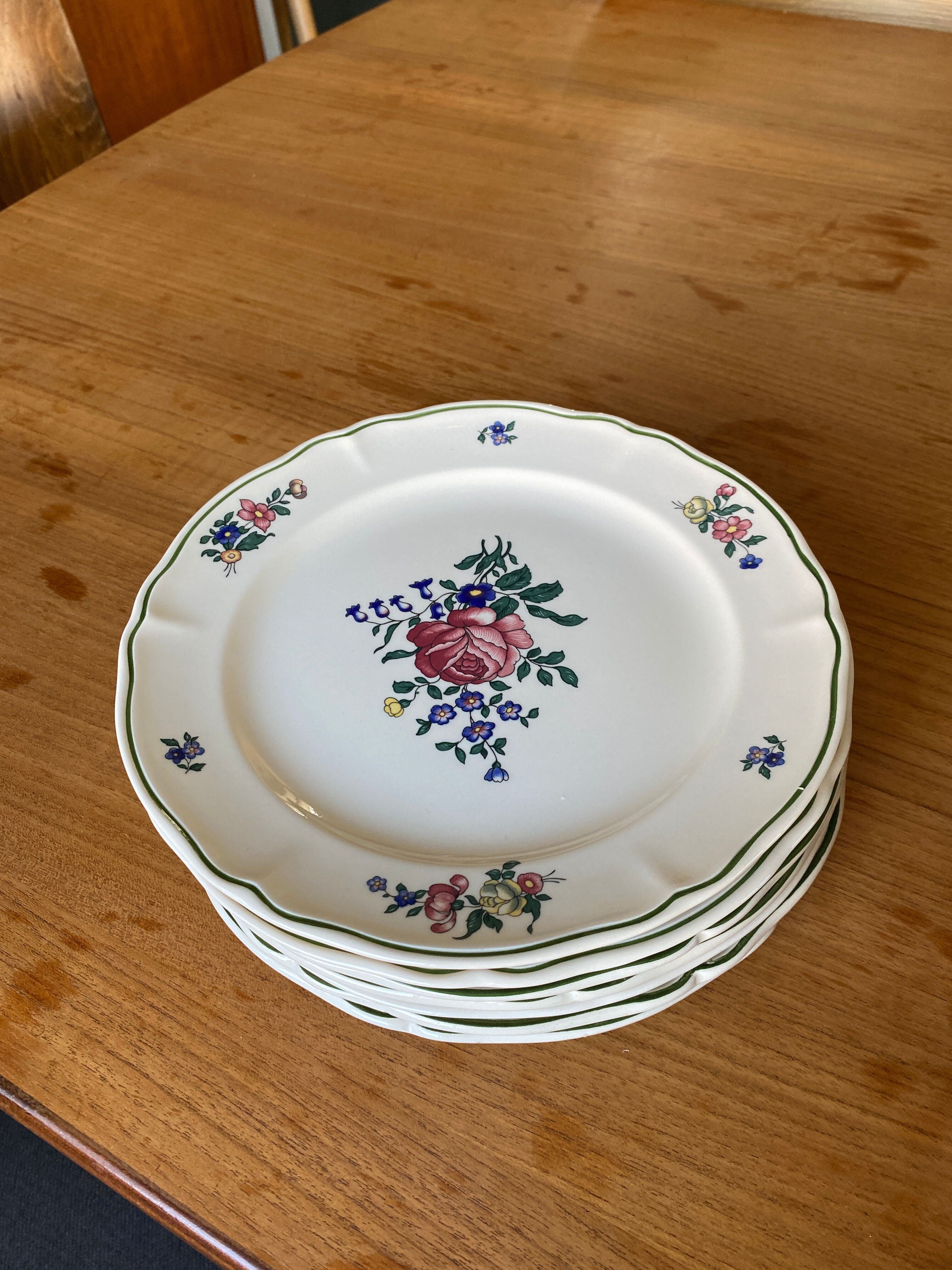 Dessert plates villeroy & boch model "alt Strasbourg"
